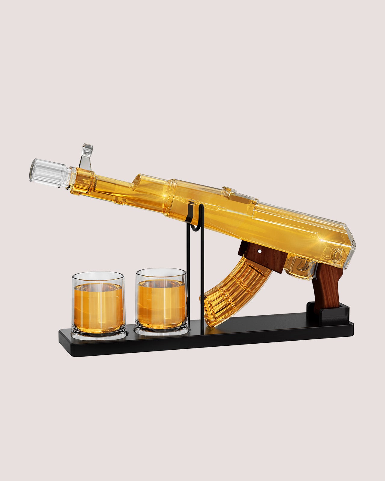 Kollea 17.6 Oz AK-47 Gun Whiskey Decanter Set, Gift for Him Dad - Kollea Whiskey Decanter