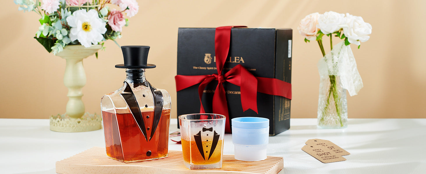 Kollea Globe Whiskey Decanters, Best Gifts Idea, Unique Whiskey Decantaer Gifts for Men Him Dad-Kollea Whiskey Decanter