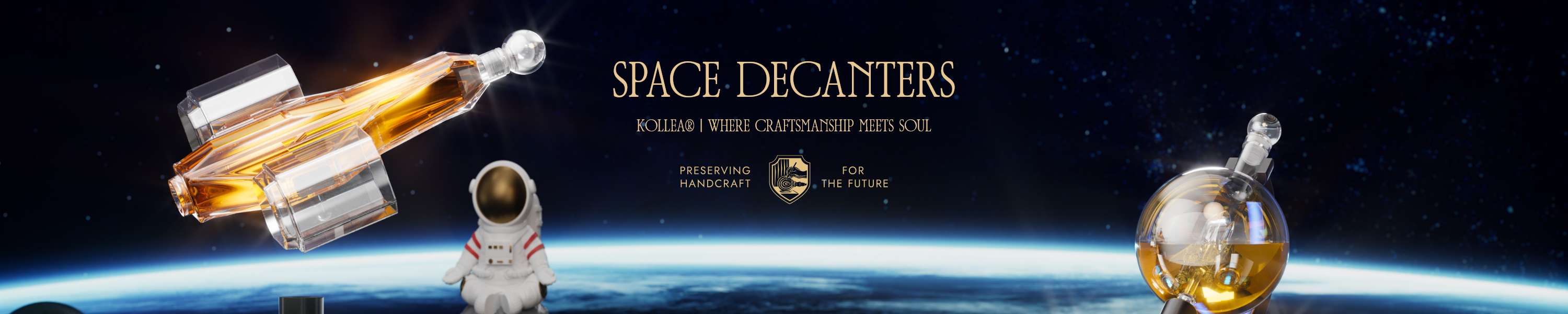 Space Sci-Fi Decanters - Kollea Whiskey Decanter