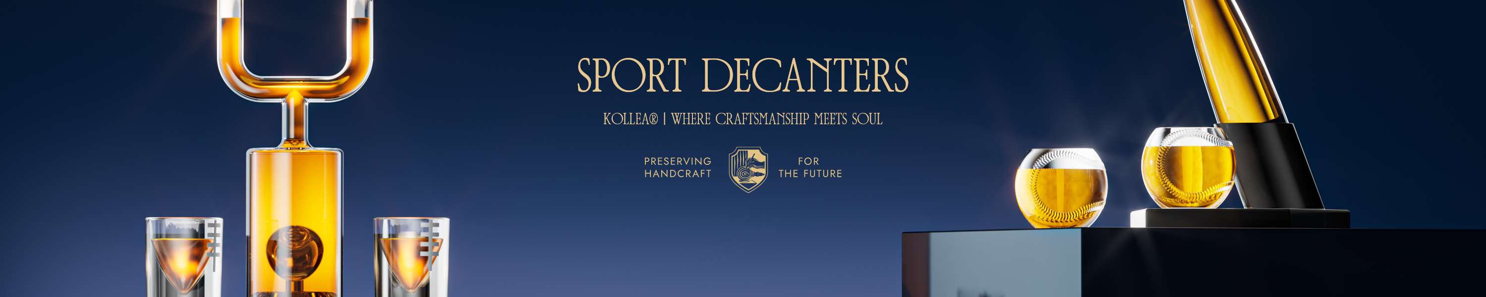 Kollea Sports Series Whiskey Decanter Set with Glasses, Unique Gift for Sports Fans, Coach, Son, Men-Kollea Whiskey Decanter