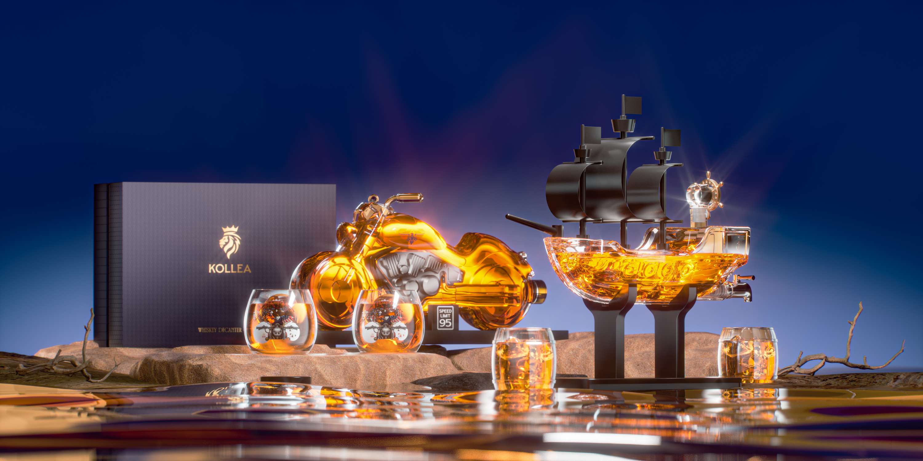 Kollea Whiskey Decanter