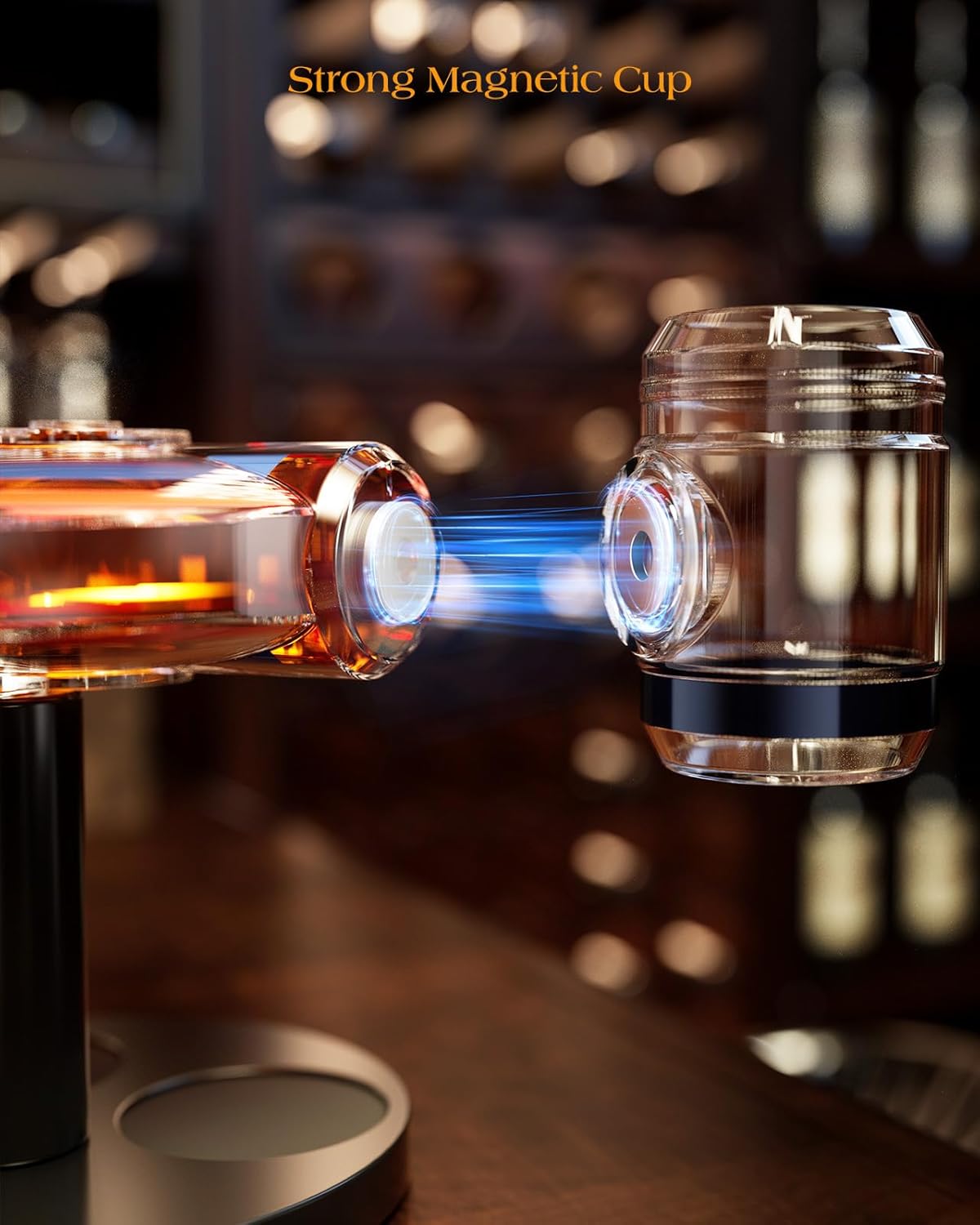 Kollea Galaxy Blue Spaceship Whiskey Decanter