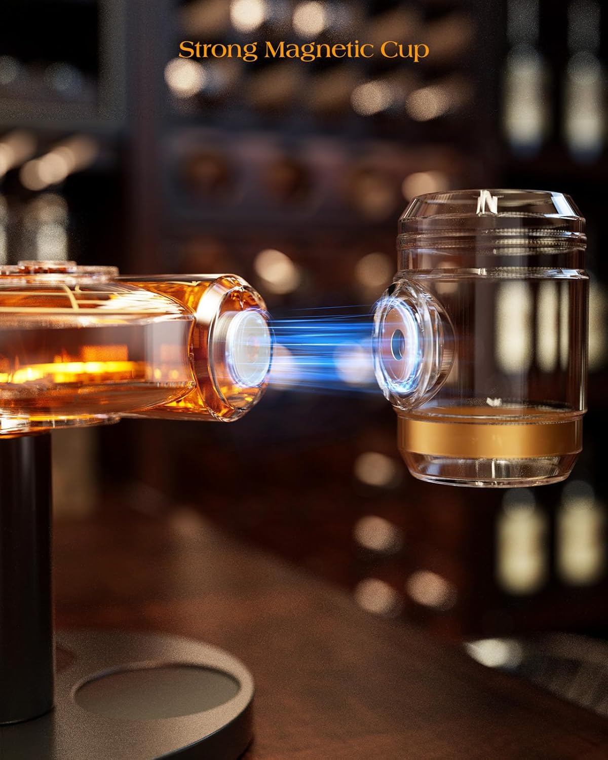 Kollea Galaxy Golden Spaceship Whiskey Decanter