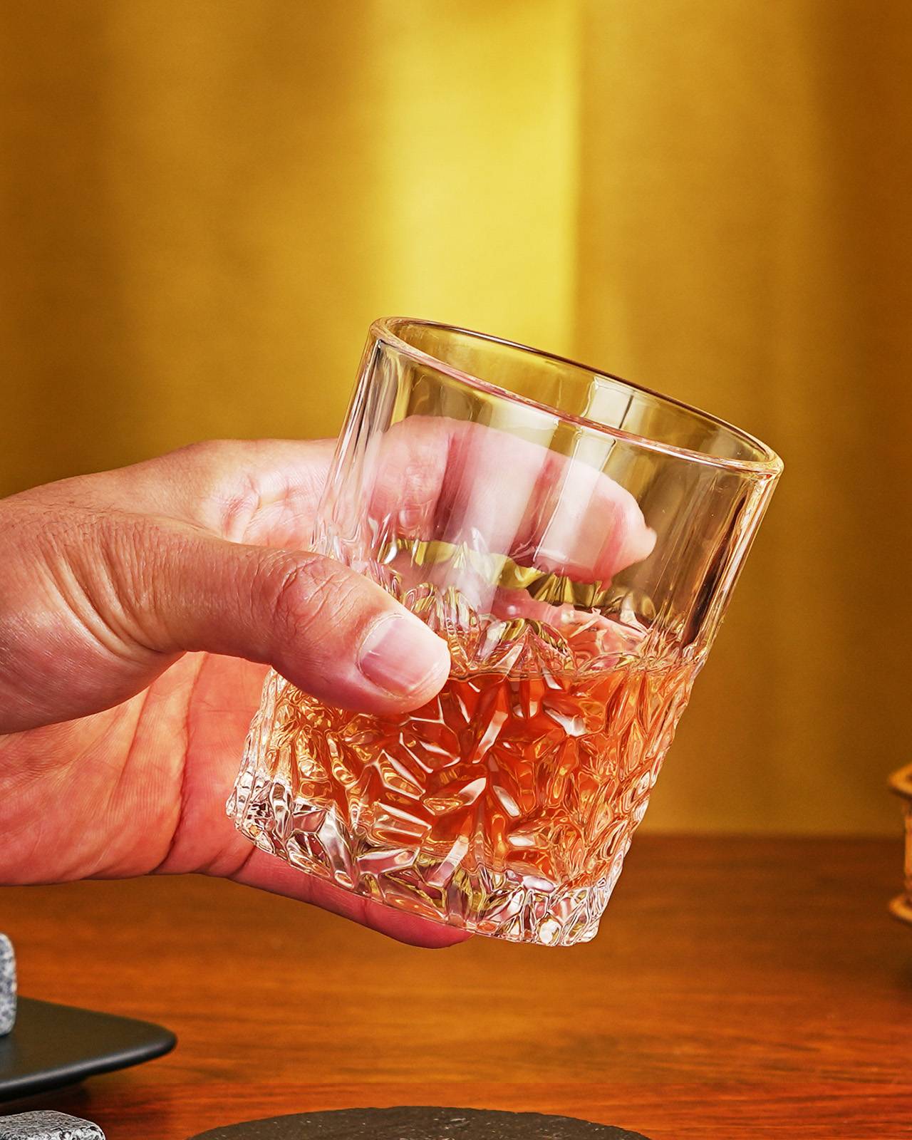 Kollea 27 Oz Whiskey Decanter Set with 2 Glasses, Best Gifts for Grandpa